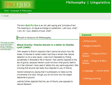 Tablet Screenshot of pro-quo.com